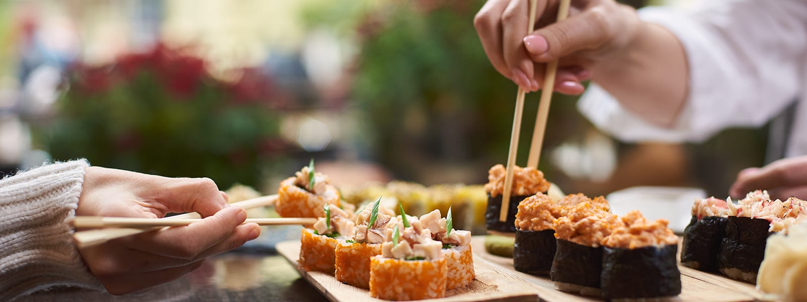 äta på japansk restaurang täby